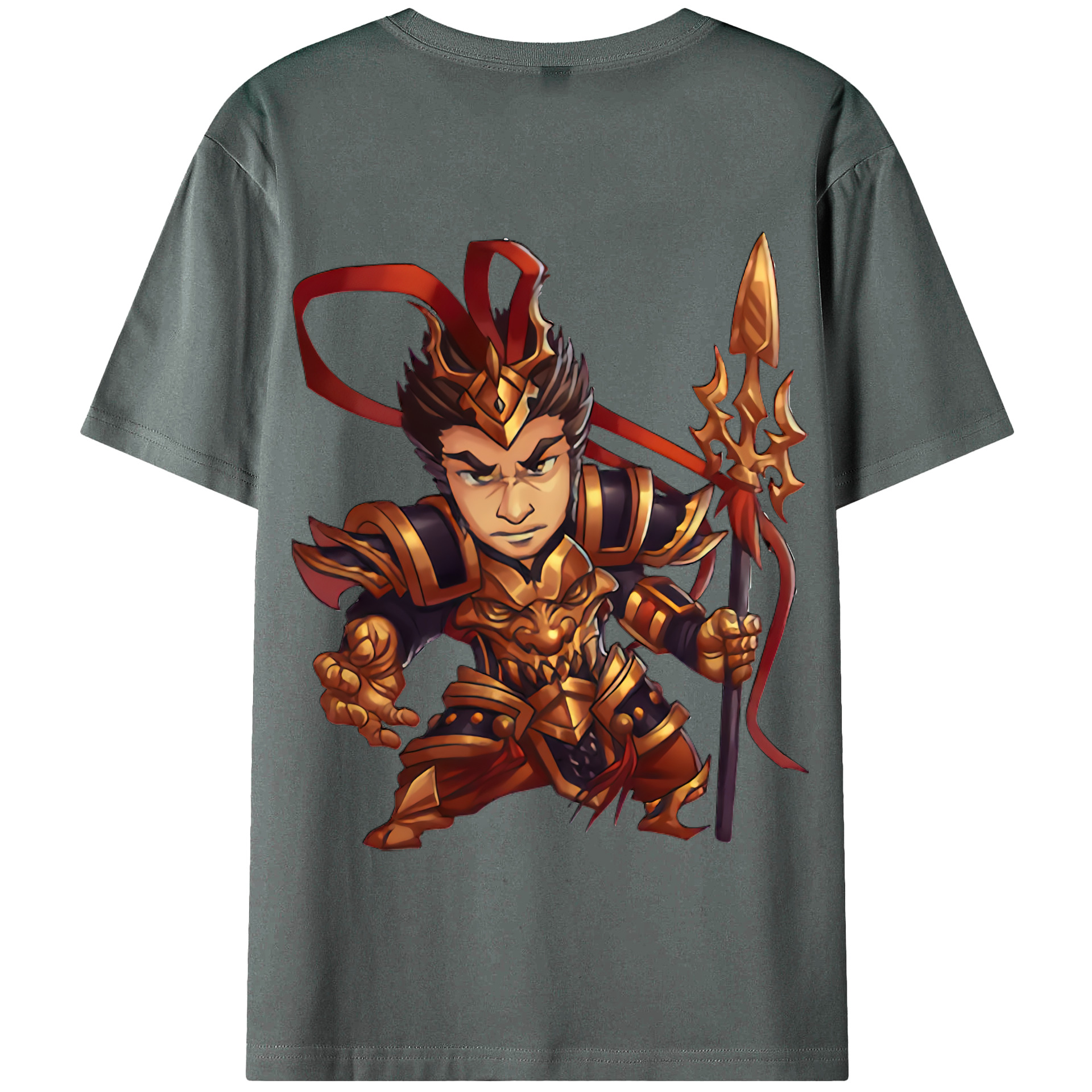 リーグ・オブ・レジェンド League of Legends LOL 綿100％半袖Tシャツ（背面プリント）
